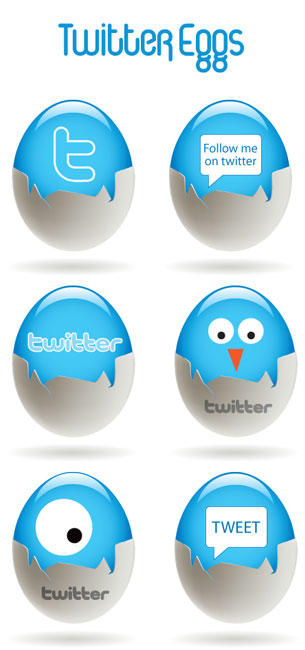 Twitter Eggs Icons