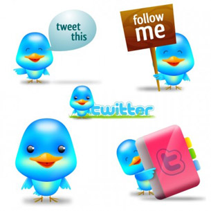 Twitter Blog Icons icons pack