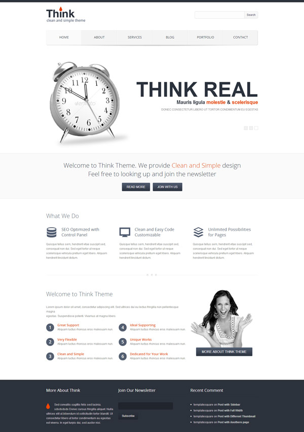 Think - Responsive Corporate HTML Template