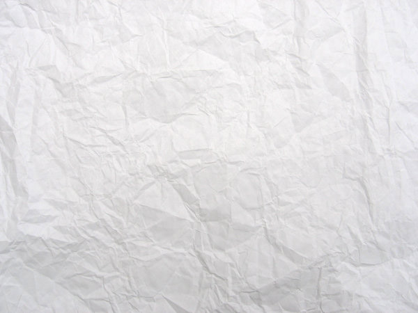 Crumpled White paper Texture
