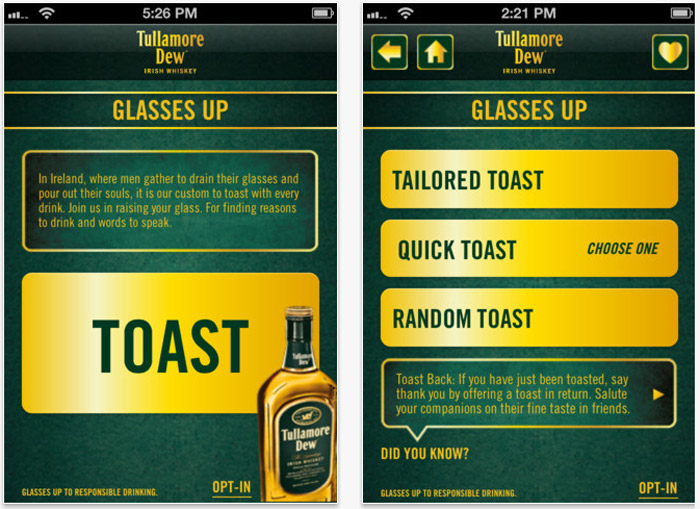 Glasses Up by Tullamore Dew