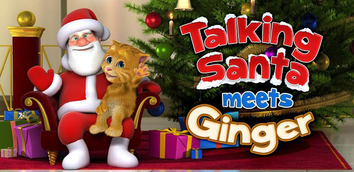 Talking Santa meets Ginger