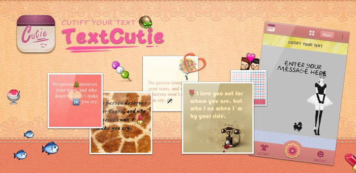 Text Cutie: Christmas Card Maker