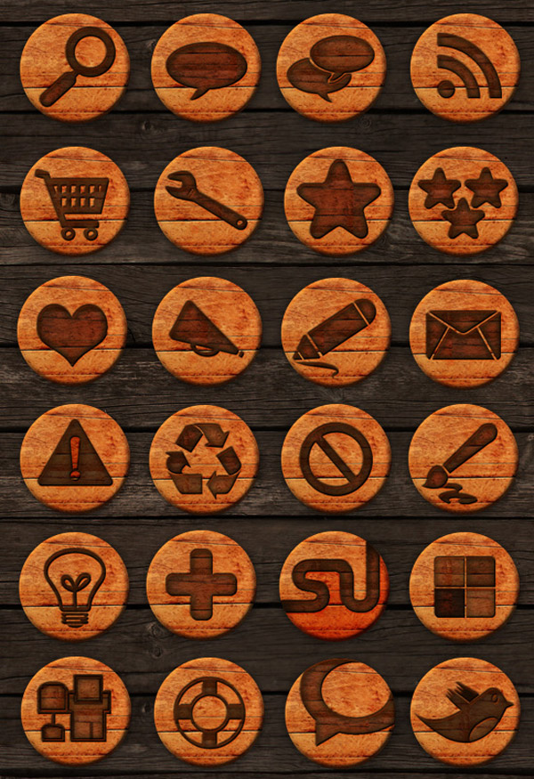 27-Free-Wooden-Badges-–-Social-Icon-Pack
