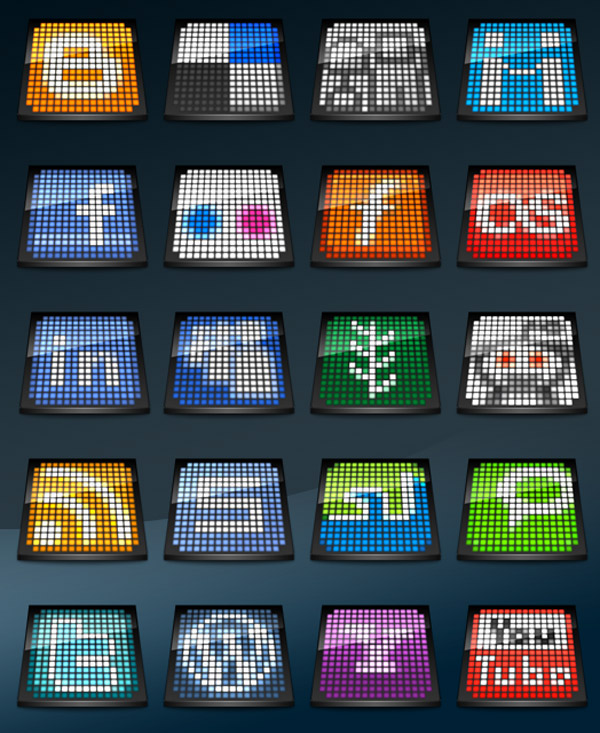 OLED-Social-icons