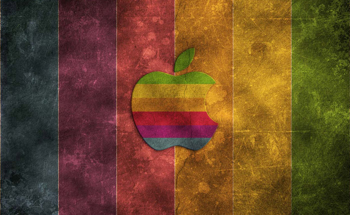 How To Create a Retro Grunge Apple Wallpaper in 5 Easy Steps in Photoshop