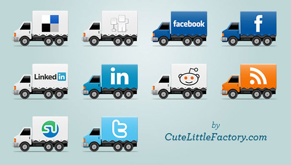 Social-Trucks-Icons