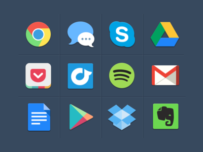 Colorful Flat Icons