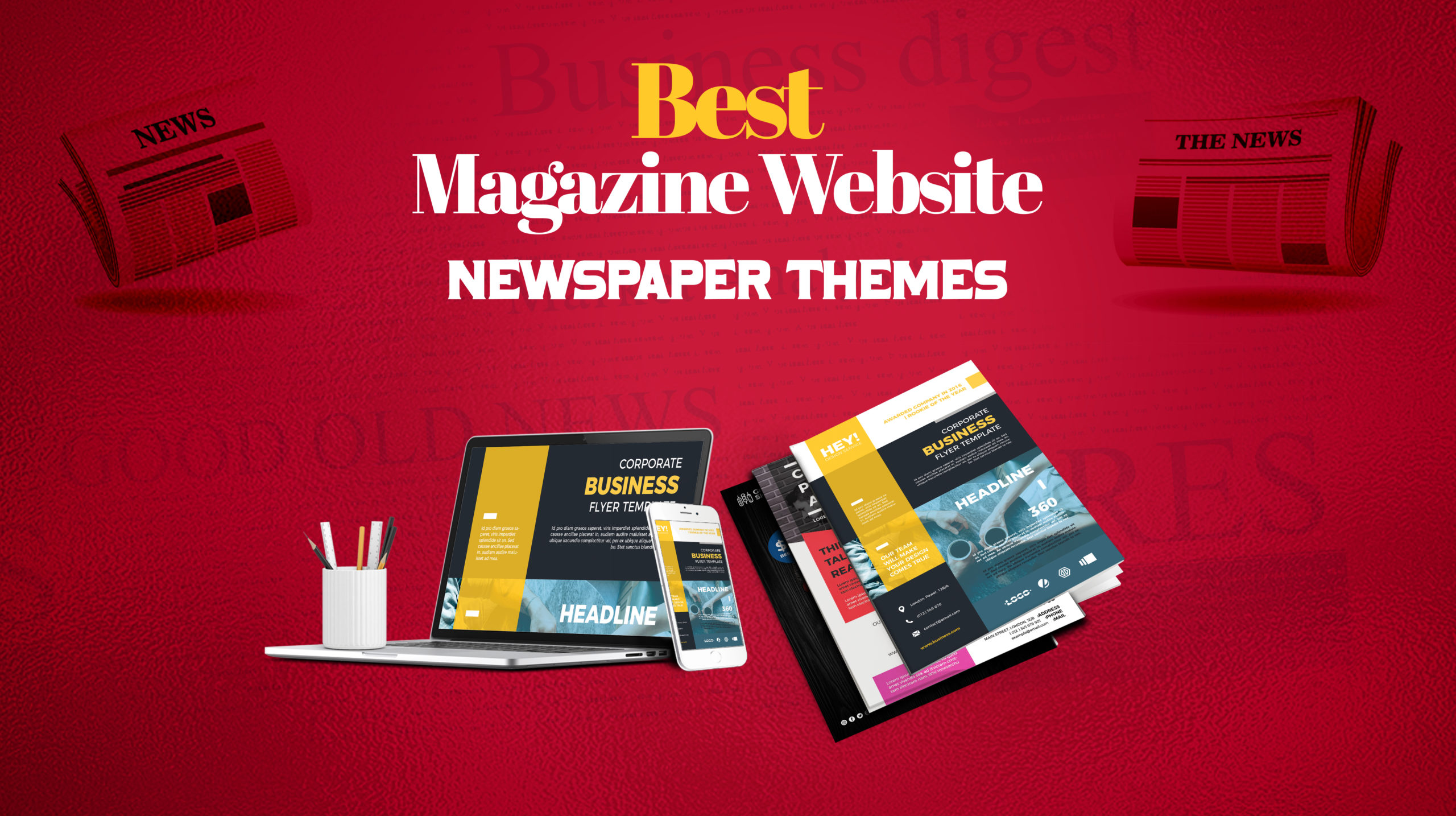20 Best Magazine Website Templates and Newspaper Themes