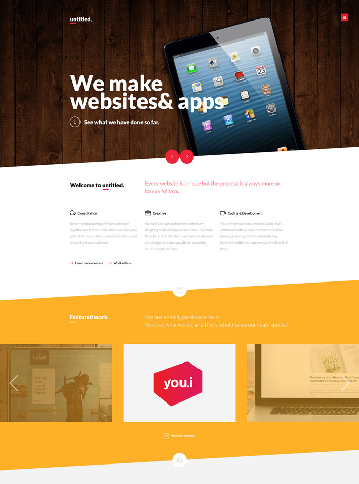 Untitled - Onepage Parallax PSD Template