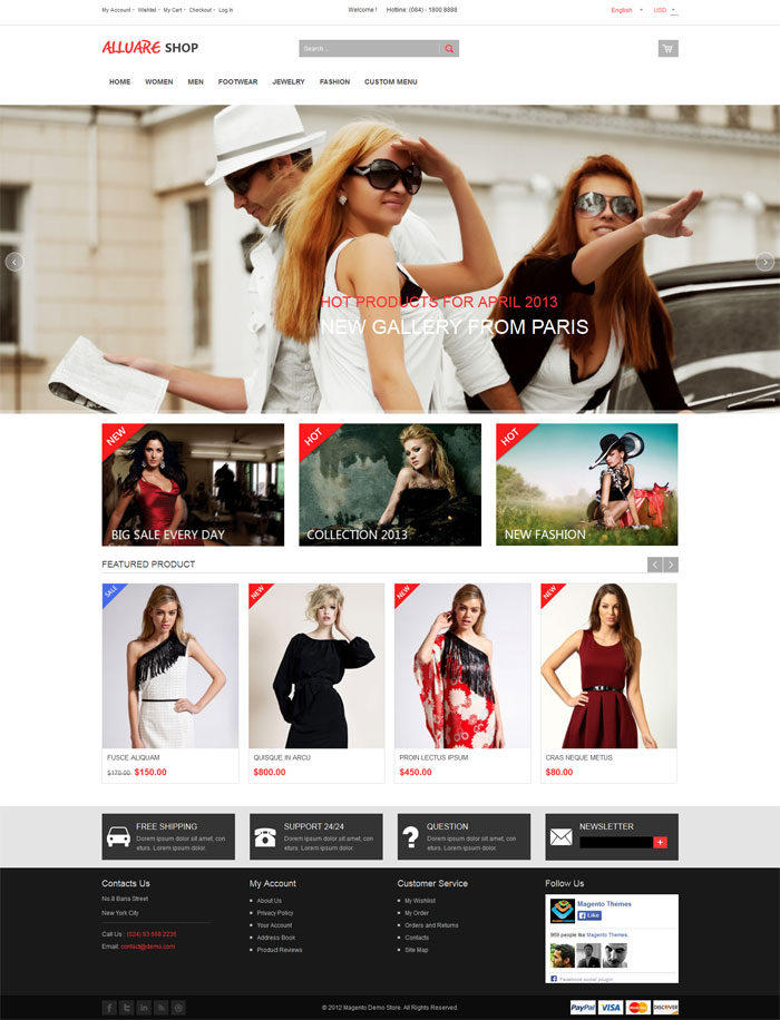 Allure Responsive Magento Theme