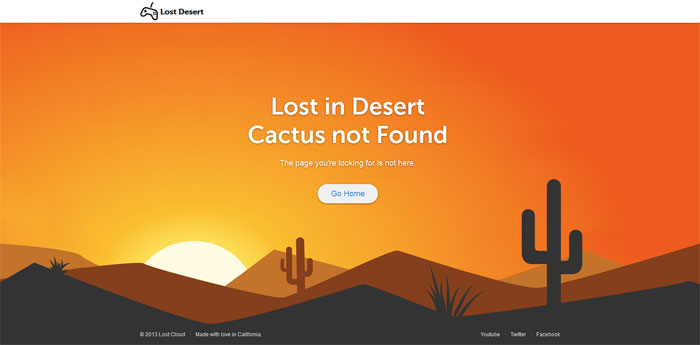 Lost - Responsive 404 Error Template