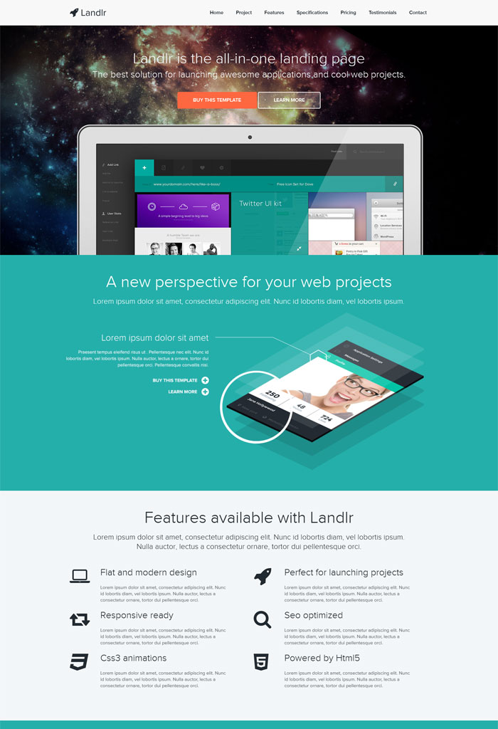 Landlr - The All-in-One Landing Page - Bootstrap