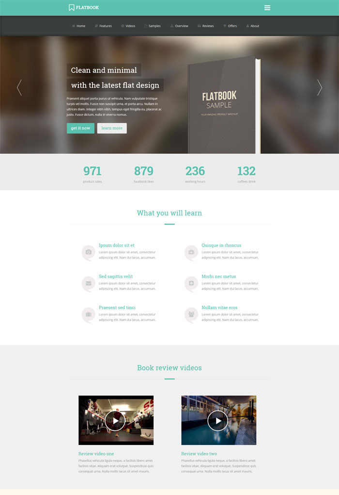 FlatBook - Flat Ebook & App Selling Html5 Template