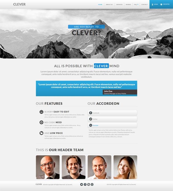 Clever Muse Template