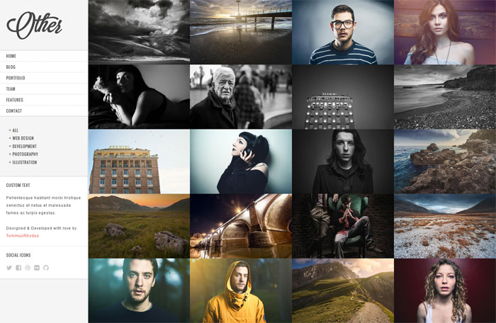 Other - Retina Ready Photography HTML5 Template