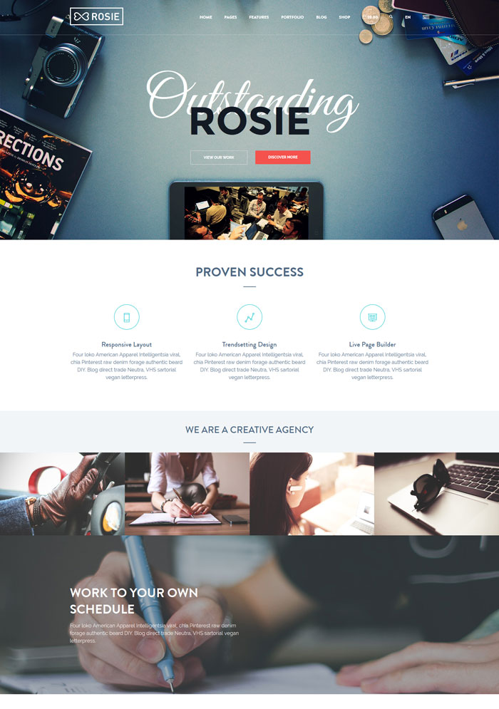 ROSIE - Multi-Purpose WordPress Theme