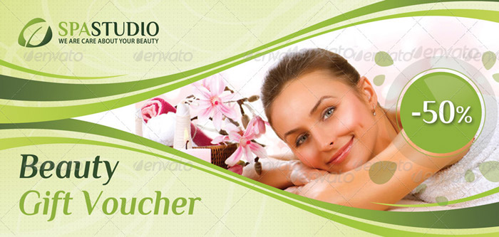 Beauty and Spa Gift Voucher V32 