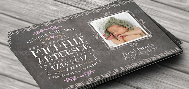 10 + Very Special Baby Announcement Cards