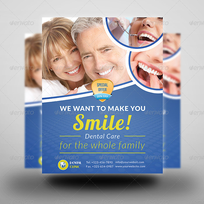 Dental Clinic Flyer Template 
