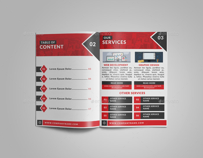 8 Page Bifold Brochure: Corporate Series 02 