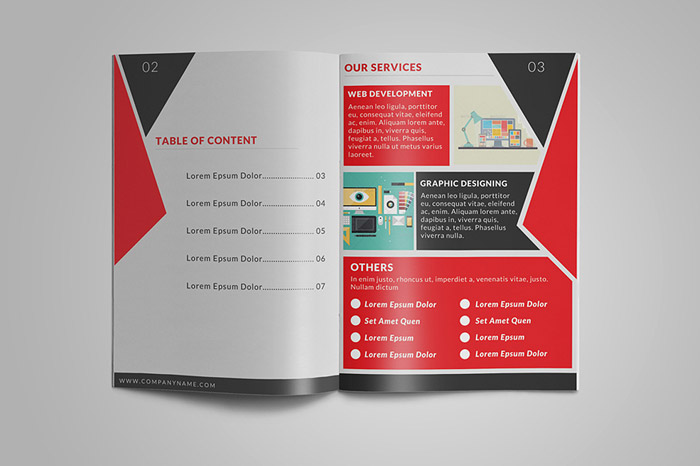 8 Page Corporate Bifold Brochure 