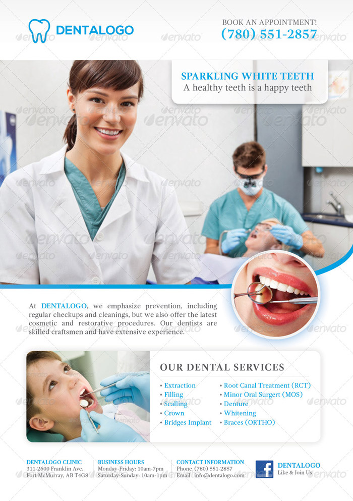 Healthcare, Medical & Dental Flyer/Poster Pack 