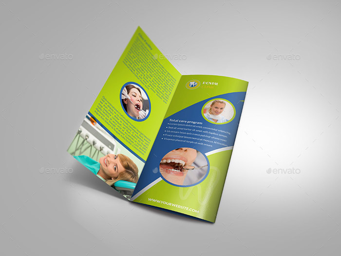 Dental Clinic Tri-Fold Brochure Vol.2 