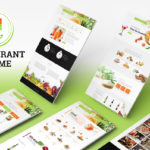 Pre-made templates and pages with WordPress Restaurant Theme