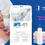 Pregnancy WordPress Theme main page