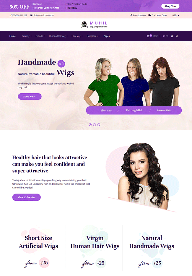 15 Best Shopify Hair Extension Themes (2022 Updated) ThemesRain