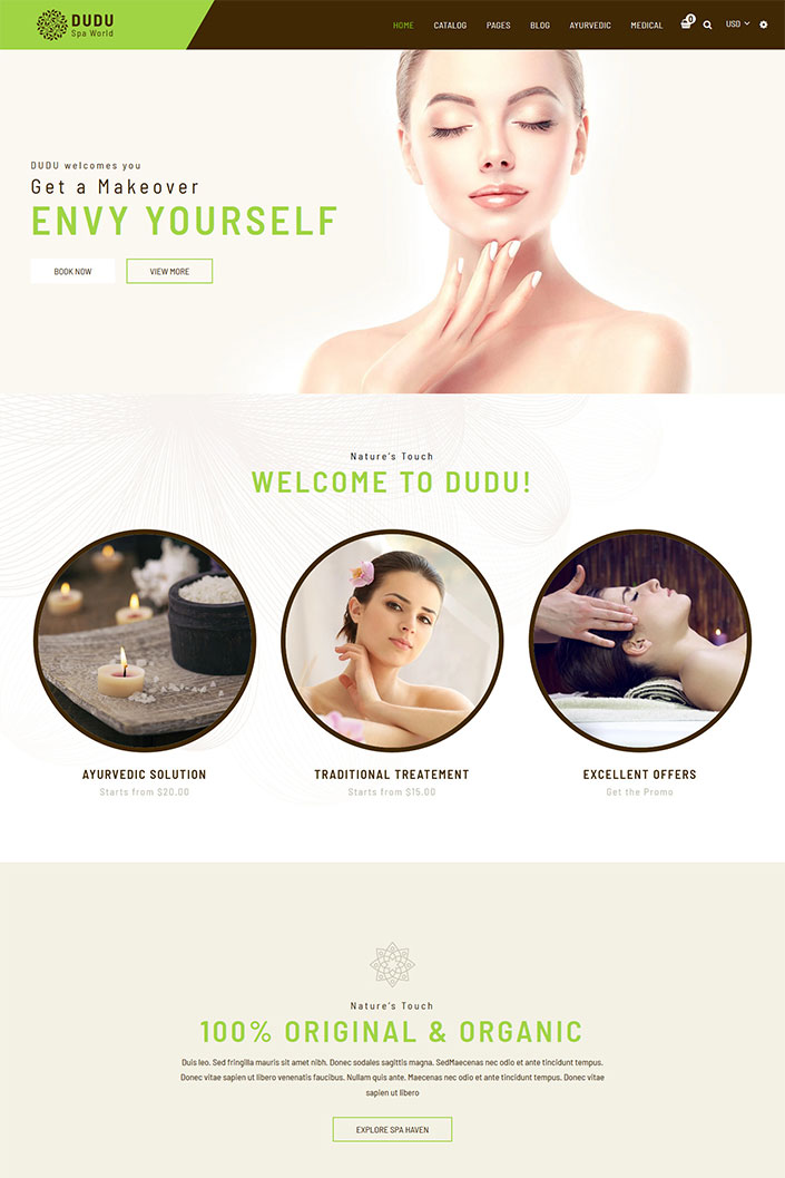 DUDU – Beauty Cosmetic Shopify theme template