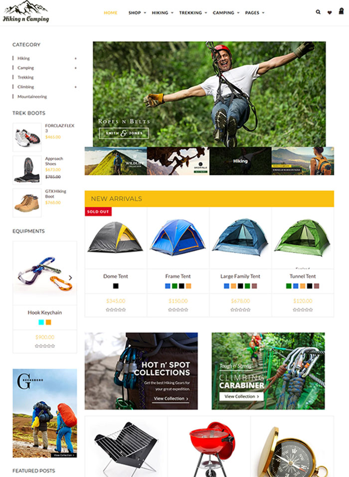 Adventure Store Multipurpose Shopify Theme