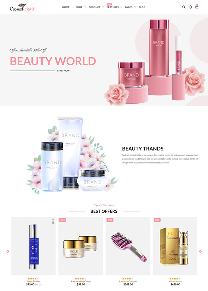 CosmeticKart- Best Beauty & Cosmetics Shopify Theme