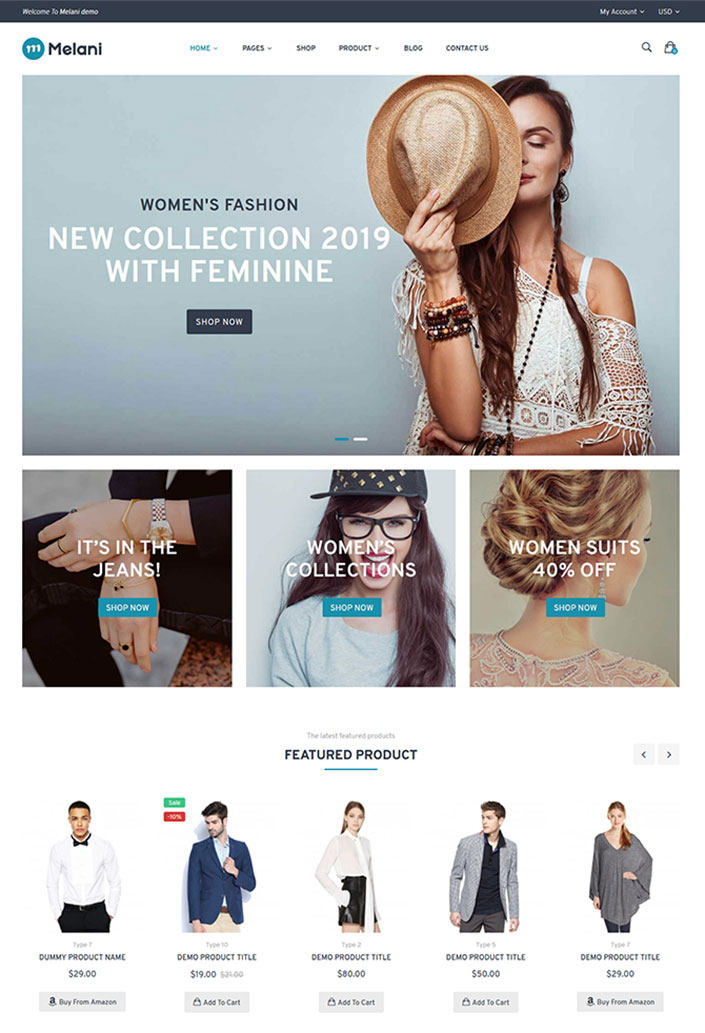 Melani – Best Shopify fashion themes