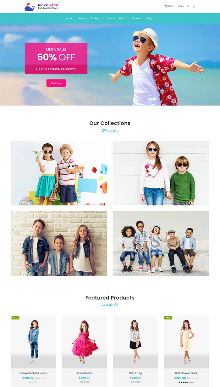Kinder – Kids Shop, Children Shopify Theme  - Shopify theme for education