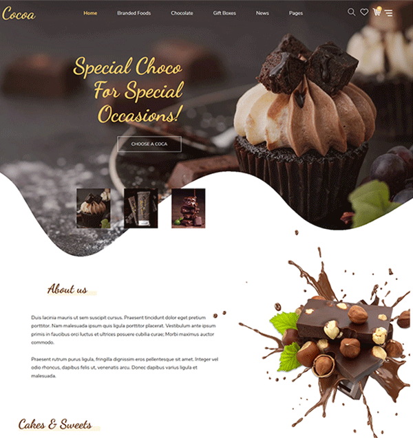 Cocoa WordPress Theme