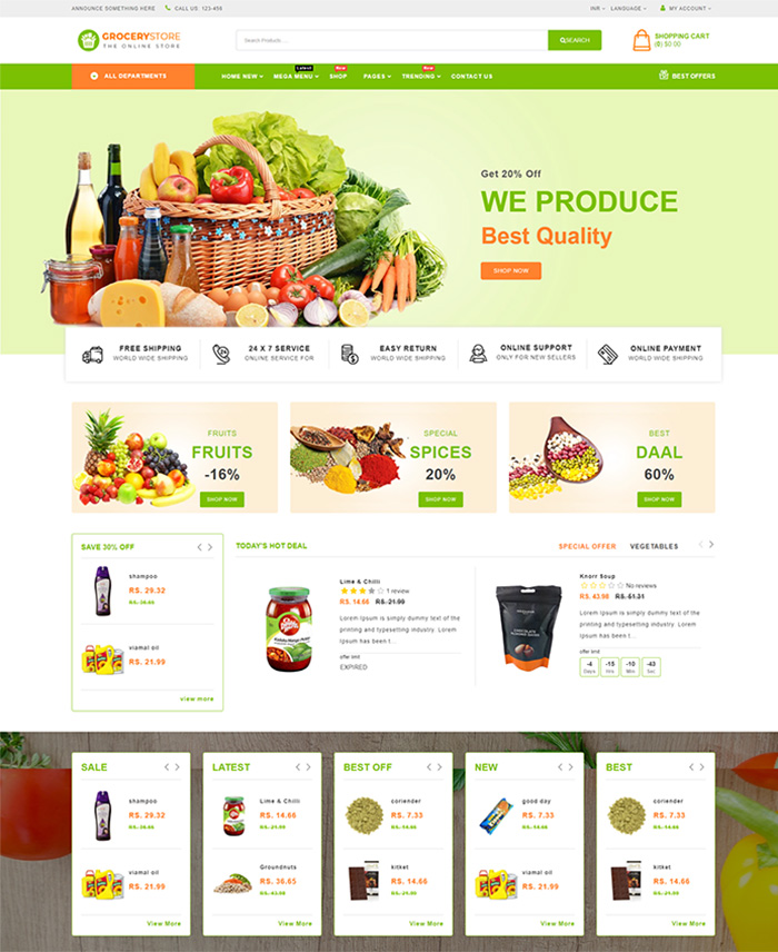 15 Best Grocery Store Shopify Themes