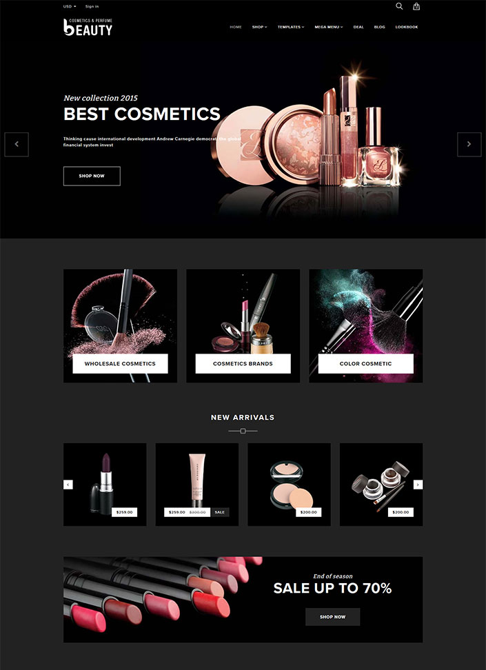 Fragrances Perfumes & Cosmetics Store Premium Shopify Theme
