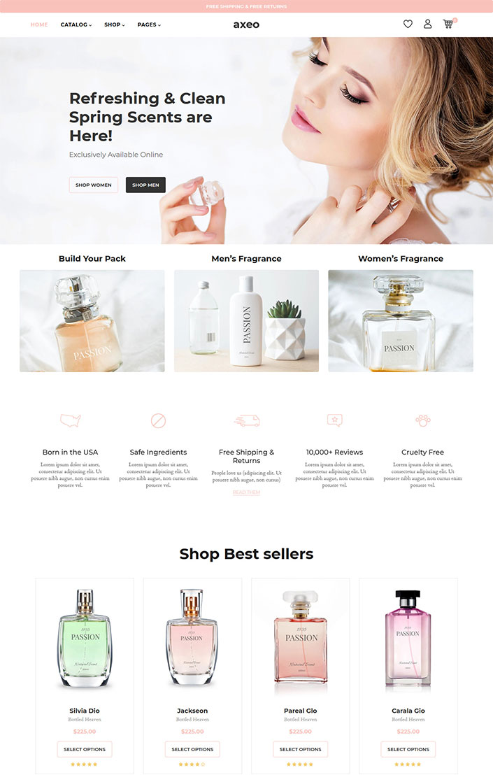 Axeo – Best Premium Perfume Store Shopify Theme