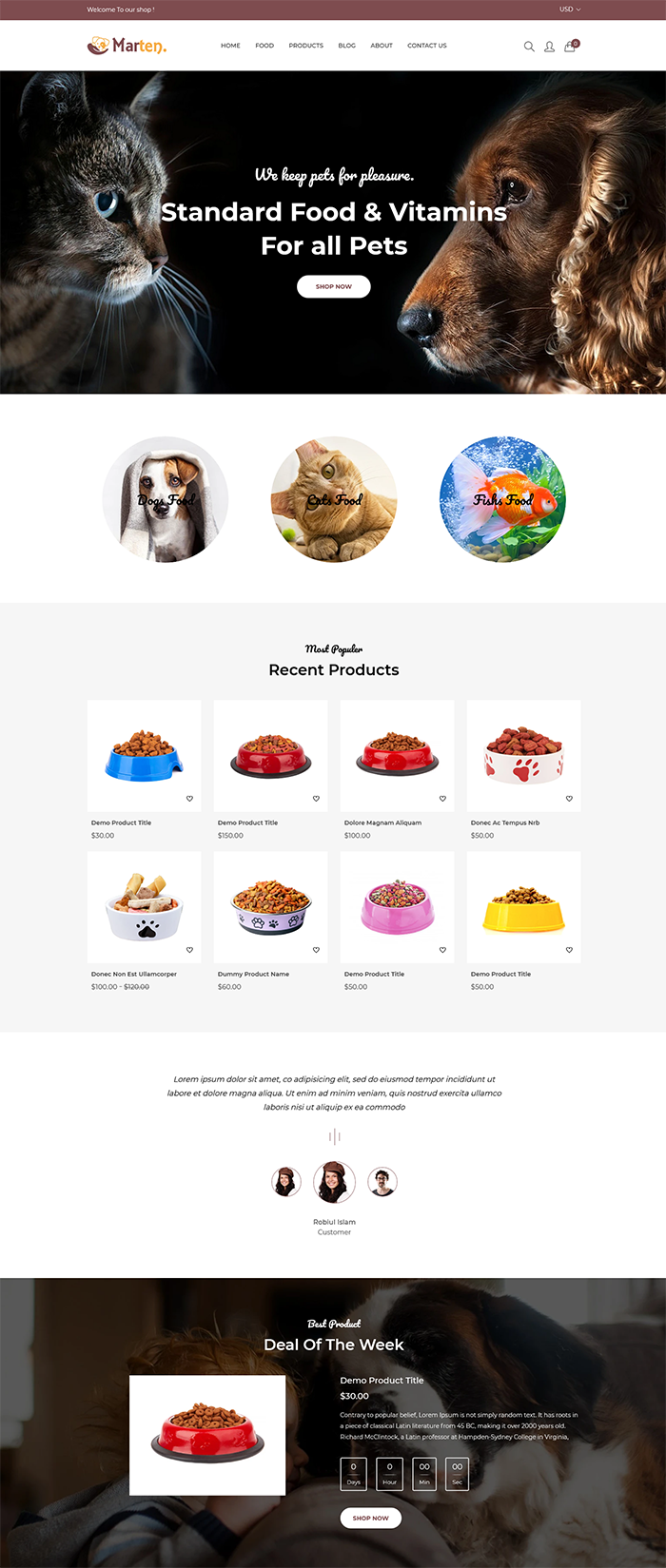 10 Top Shopify Pet Stores Themes ThemesRain
