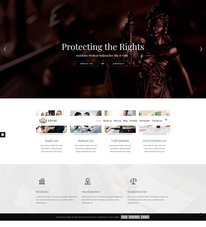 Legal-Law-WordPress-site