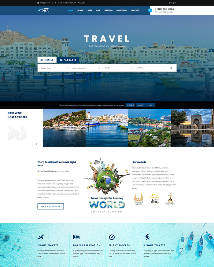 Ora-Travel-WordPress-Theme