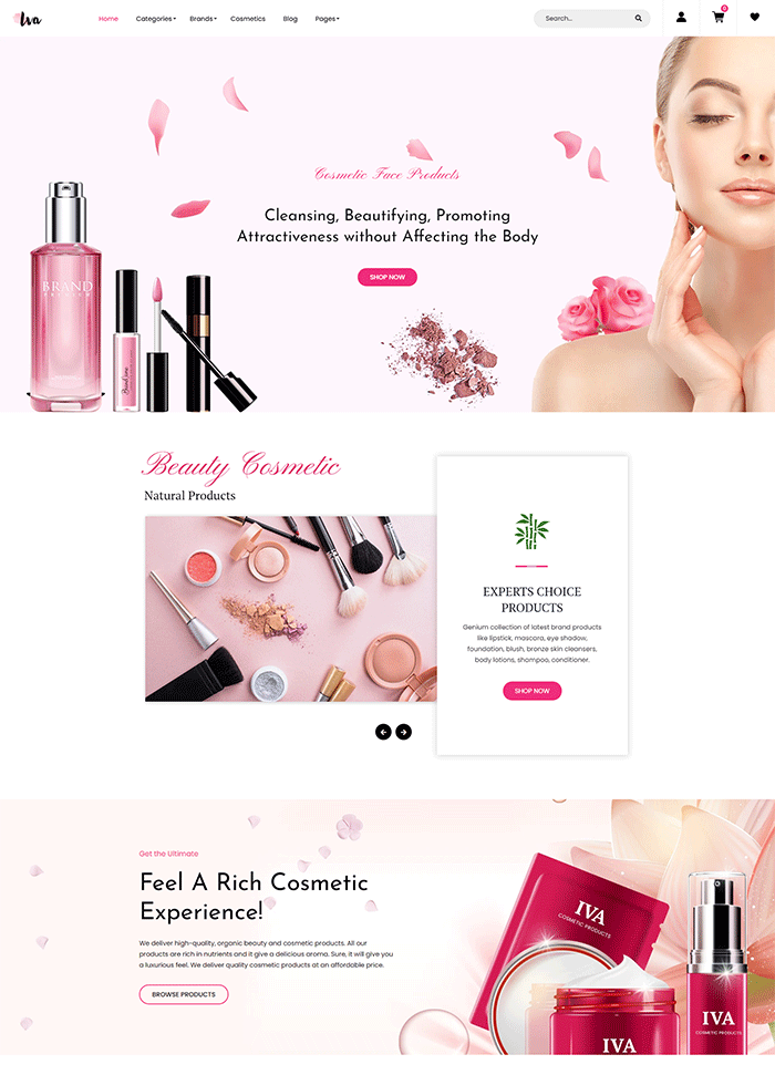 Beauty Cosmetics Shopify Theme