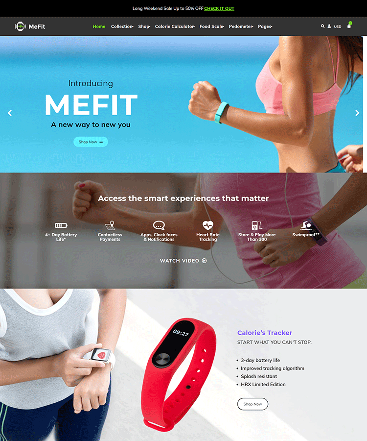 MeFit - Shopify Fitness Theme