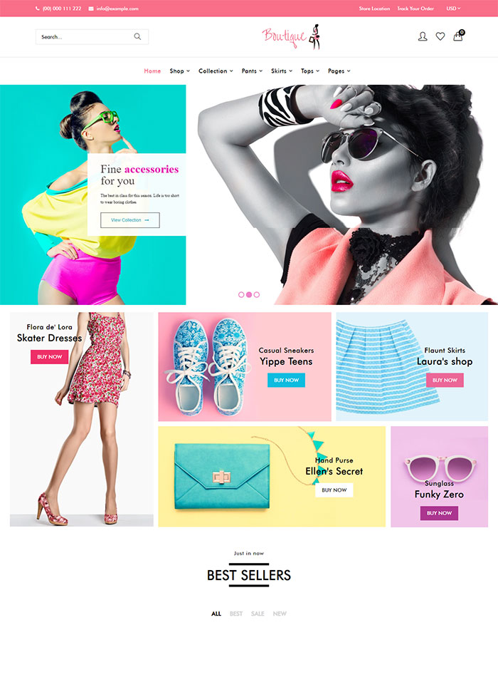 Feminine Shopify Themes | Boutique
