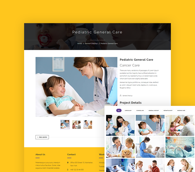 Blogs and portfolio of a kids doctor