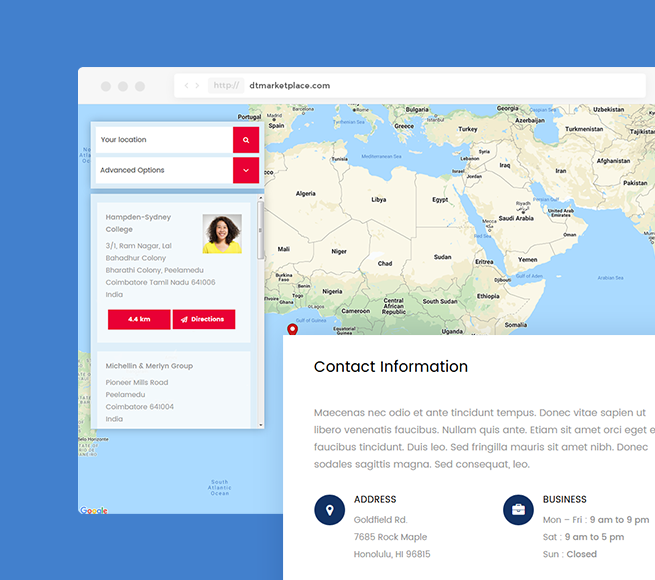 Integrate maps to your pest control business website